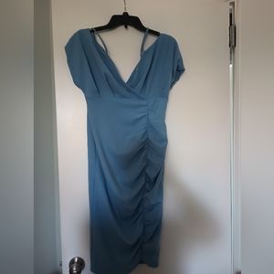 Blue Maternity Dress